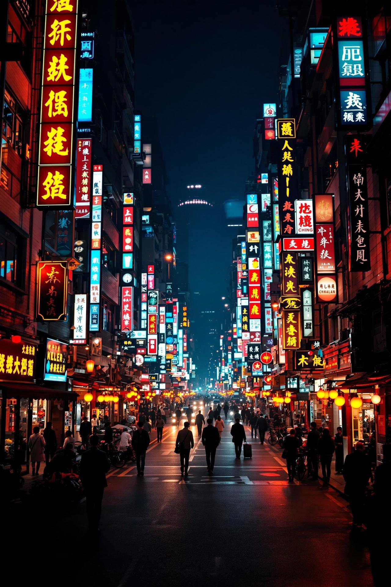 色色酒吧影院作品《老街新韵》主海报